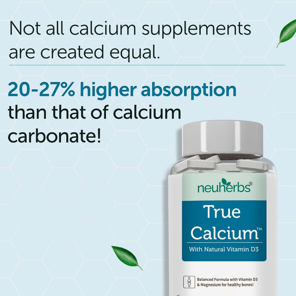 Neuherbs True Calcium with Vitamin D3 & Magnesium