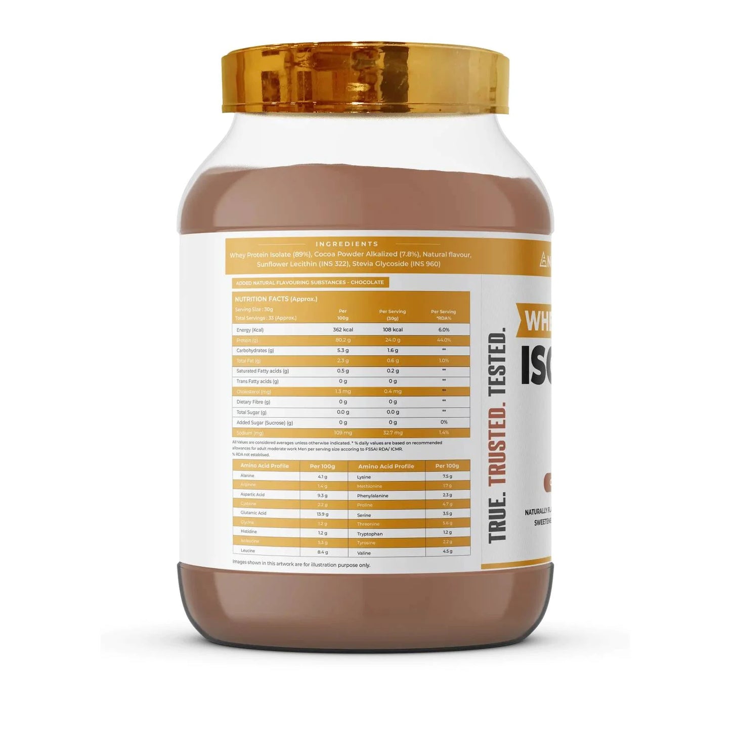 Naturaltein Whey Protein Isolate - 24g Natural Protein Scoop
