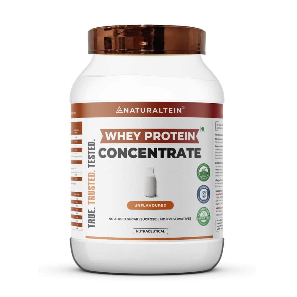 Naturaltein Whey Protein Concentrate | 21g Protein, Natural Flavor