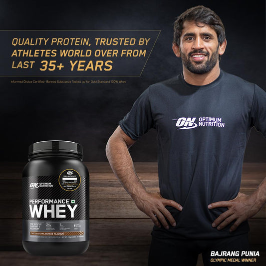 Optimum Nutrition Performance Whey | 24g Protein & BCAAs