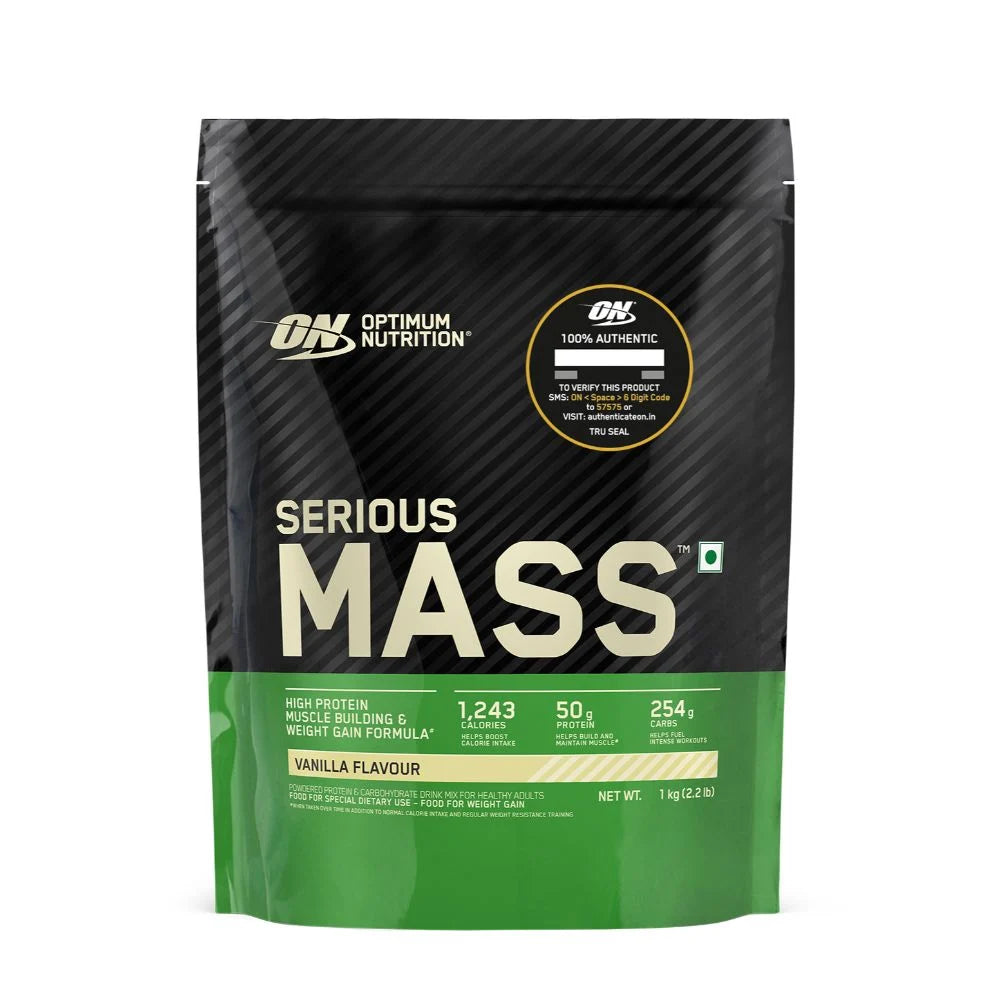 ON Serious Mass Weight Gainer Powder | Vegetarian Formula