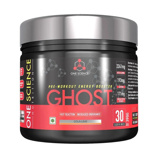 One Science Nutrition Pre-Workout Energy Booster Ghost