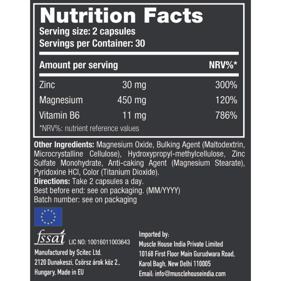 One Science Nutrition ZMA - Recovery & Muscle Support