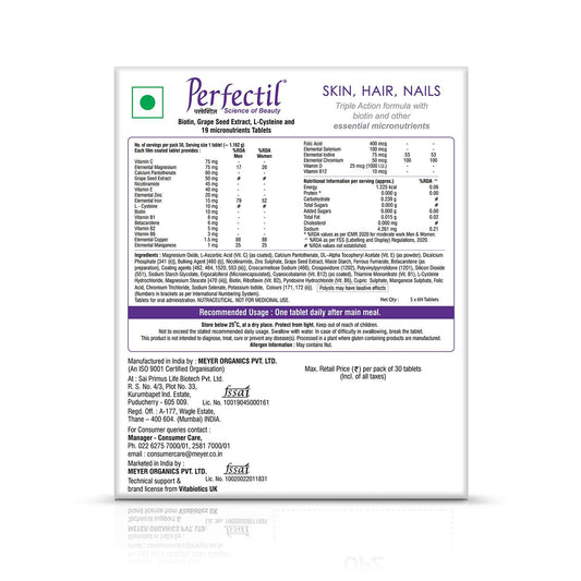 Perfectil Tablets | Healthy Skin, Hair & Nails, Gluten-Free