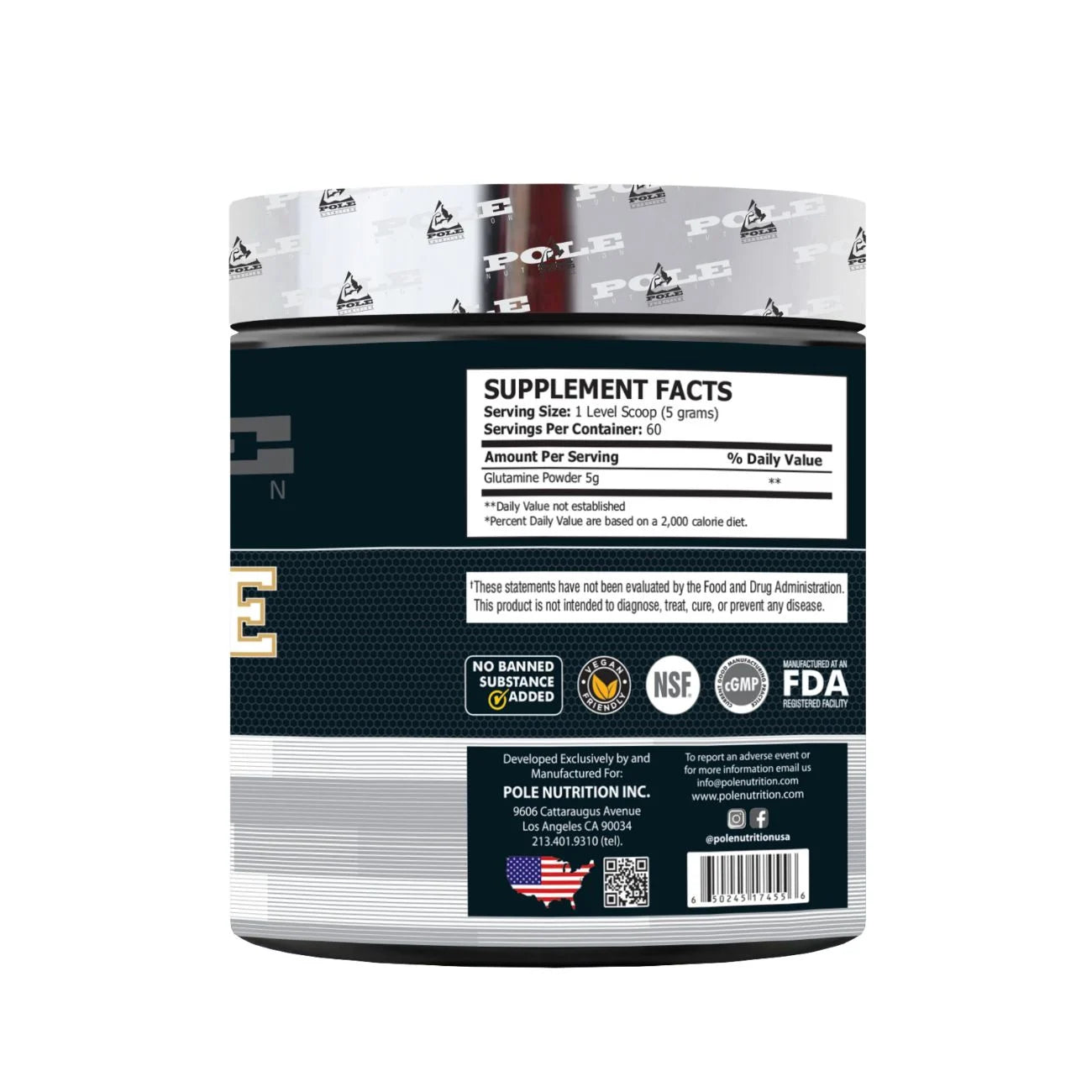 Pole Nutrition L-Glutamine – Recovery & Muscle Support