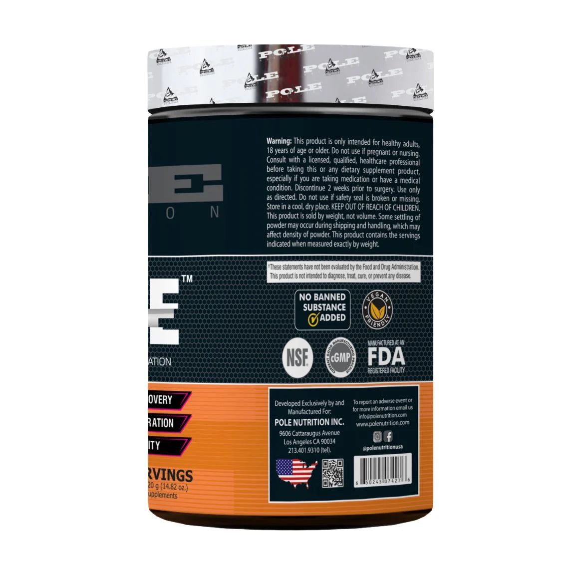 Pole Nutrition BCAA Stroke – Intense Training Support