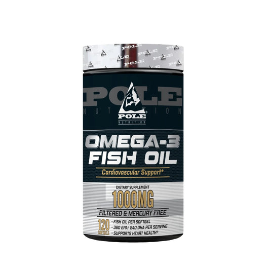 Pole Nutrition Omega 3 Fish Oil 1000mg Softgels