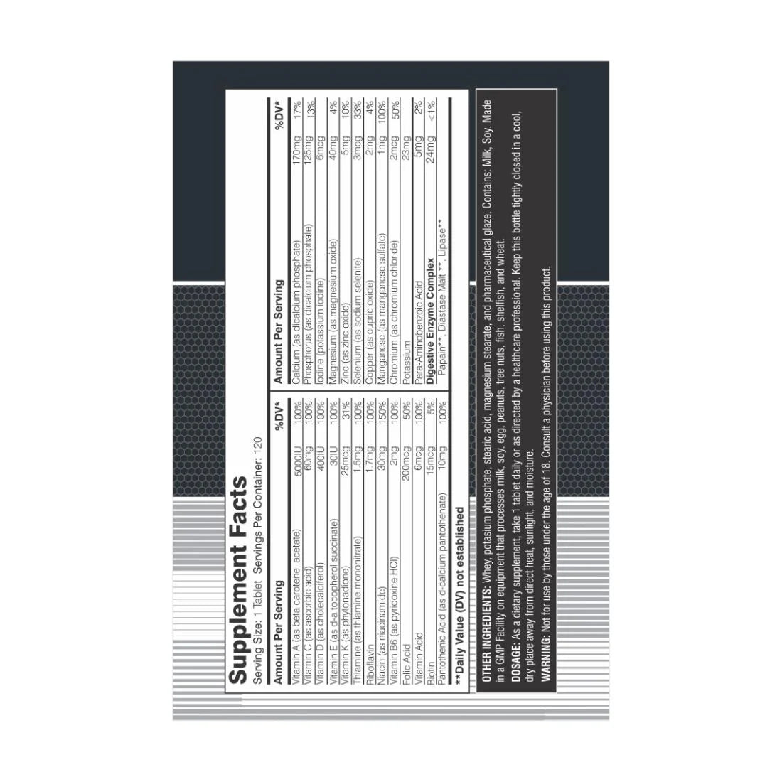 Pole Nutrition Multivitamin – Daily Performance Tablets
