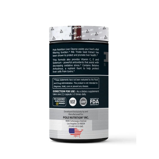 Pole Nutrition Liver Cleanse - Natural Detox Capsules