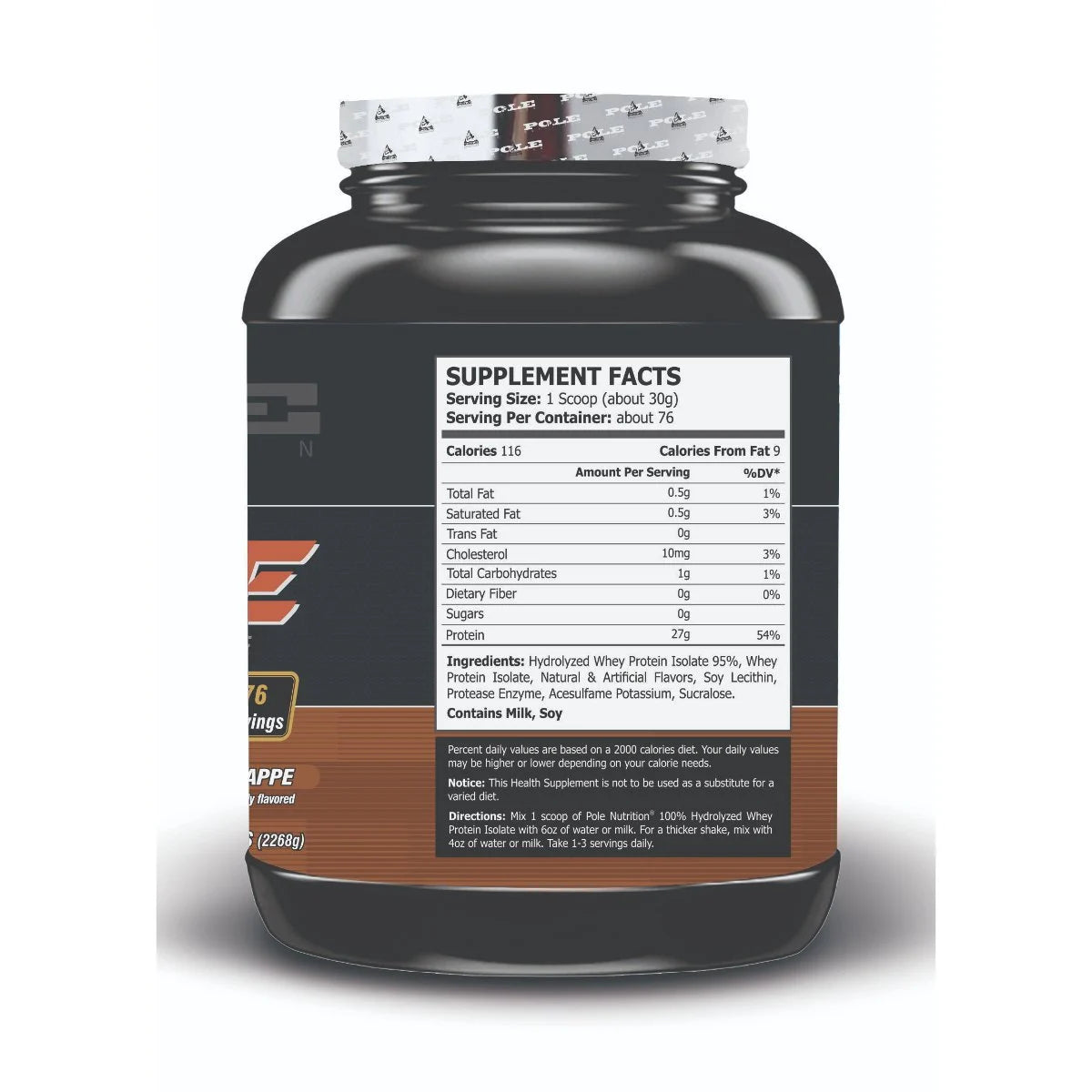 Pole Nutrition Isolate 100% Hydrolyzed Whey Protein