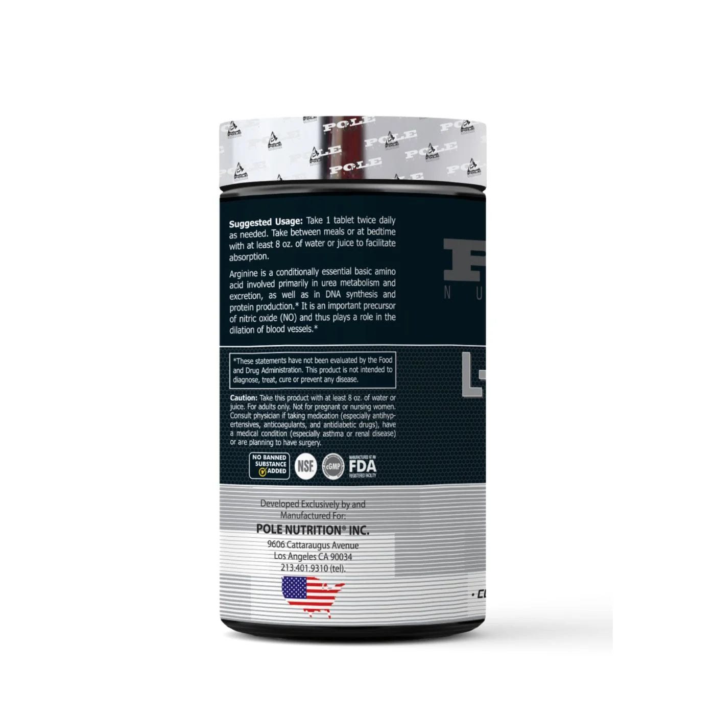 Pole Nutrition L-Arginine 1000mg | Boost Muscle & Endurance