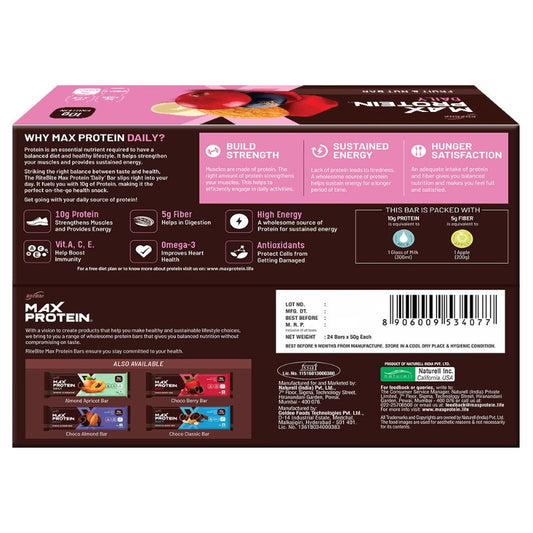 Ritebite Max Protein Daily Fruit & Nut Bar