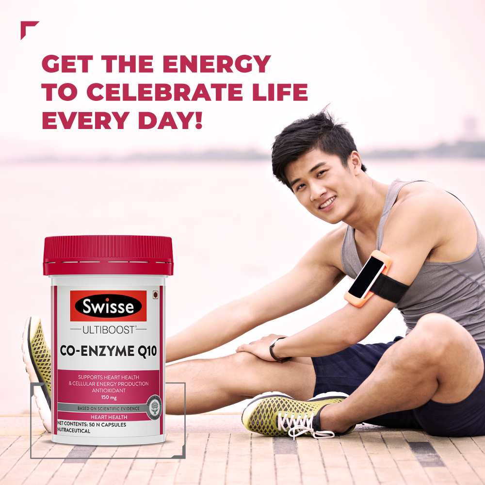 Swisse CoQ10 Supplement | Heart & Energy Support