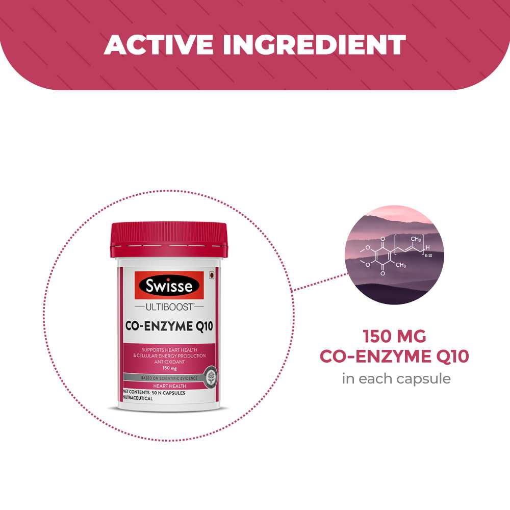 Swisse CoQ10 Supplement | Heart & Energy Support