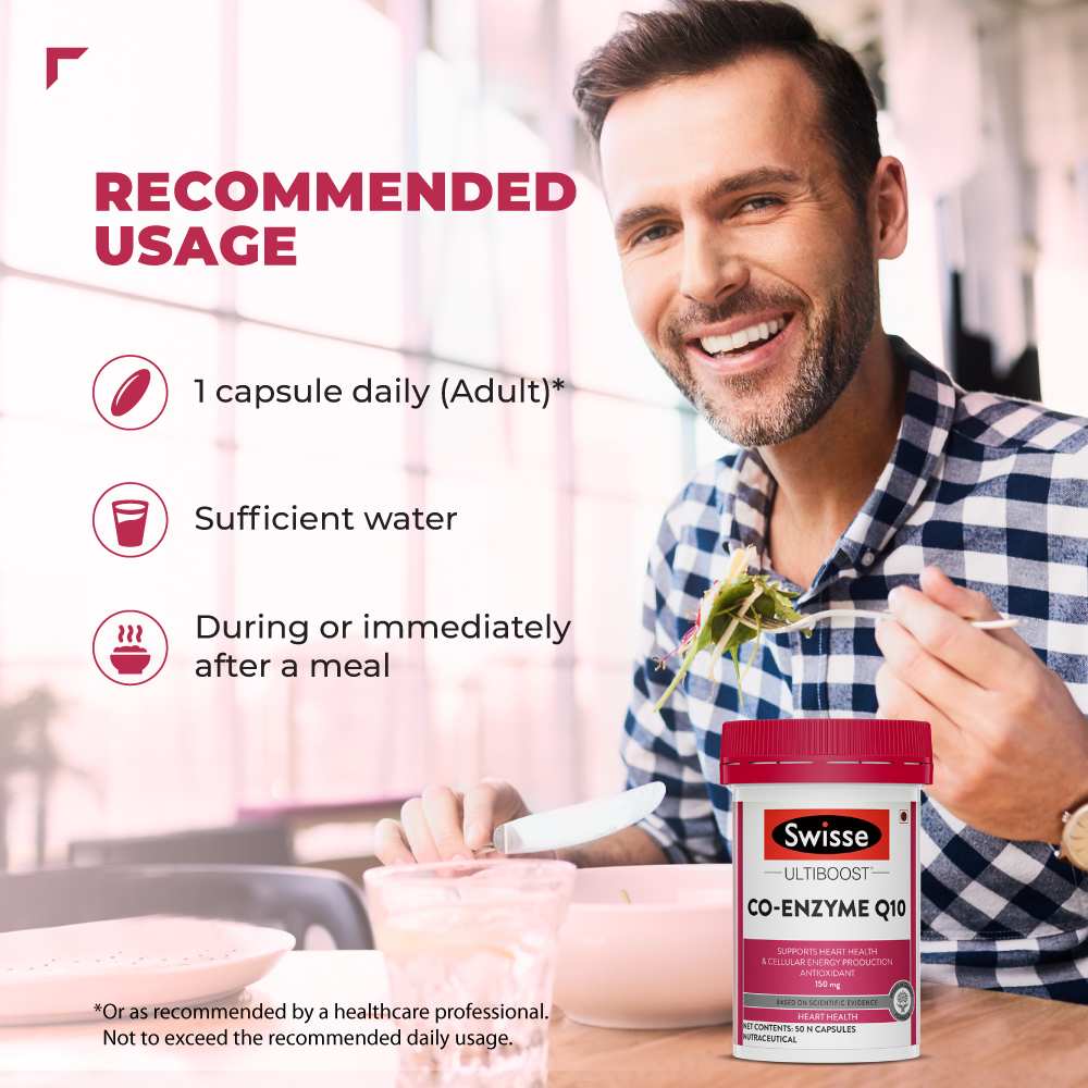 Swisse CoQ10 Supplement | Heart & Energy Support