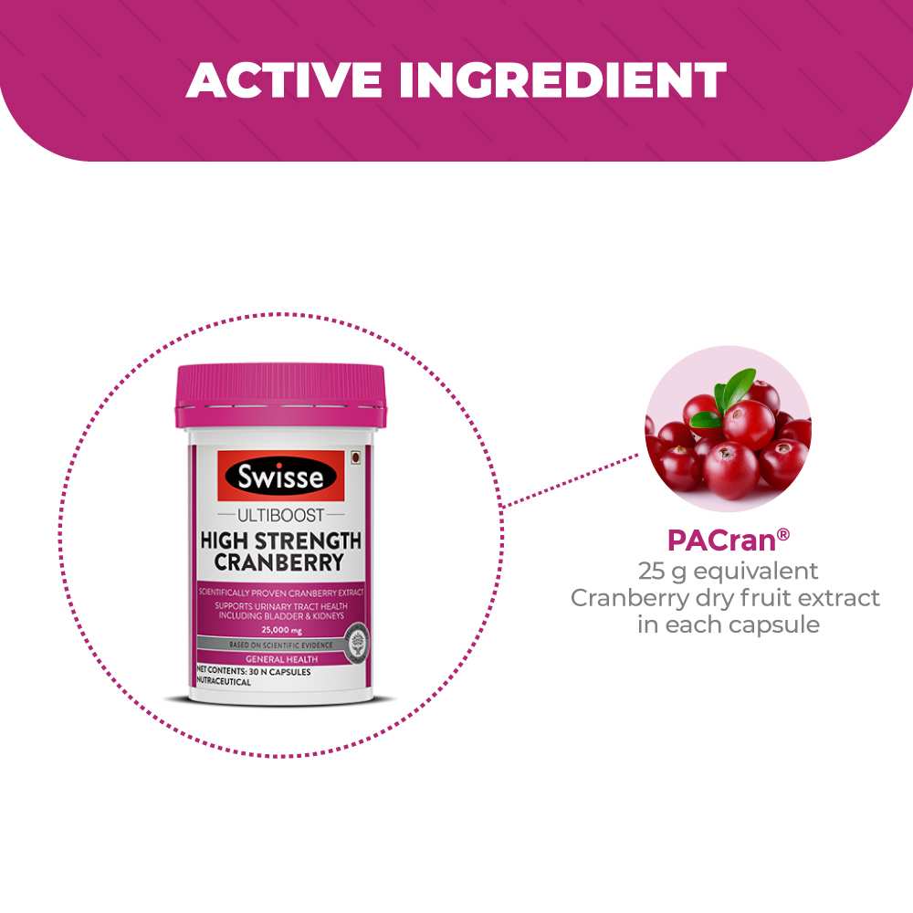 Swisse Ultiboost High Strength Cranberry | Bladder & Kidney Care