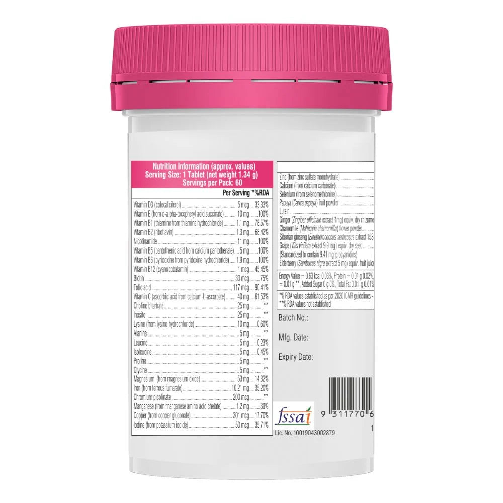 Swisse Ultivite Women's Multivitamin | Energy & Immunity Support