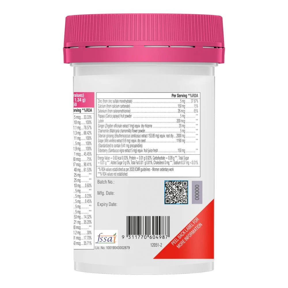 Swisse Ultivite Women's Multivitamin | Energy & Immunity Support