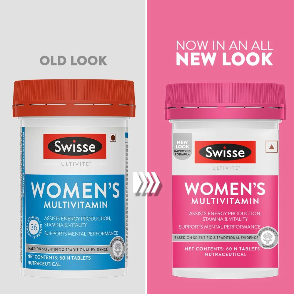 Swisse Ultivite Women's Multivitamin | Energy & Immunity Support