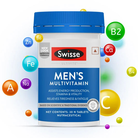 Swisse Ultivite Men’s Multivitamin | Energy & Stamina Boost