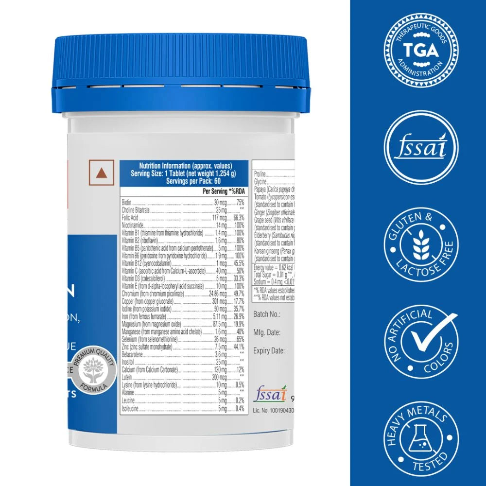 Swisse Ultivite Men’s Multivitamin | Energy & Stamina Boost
