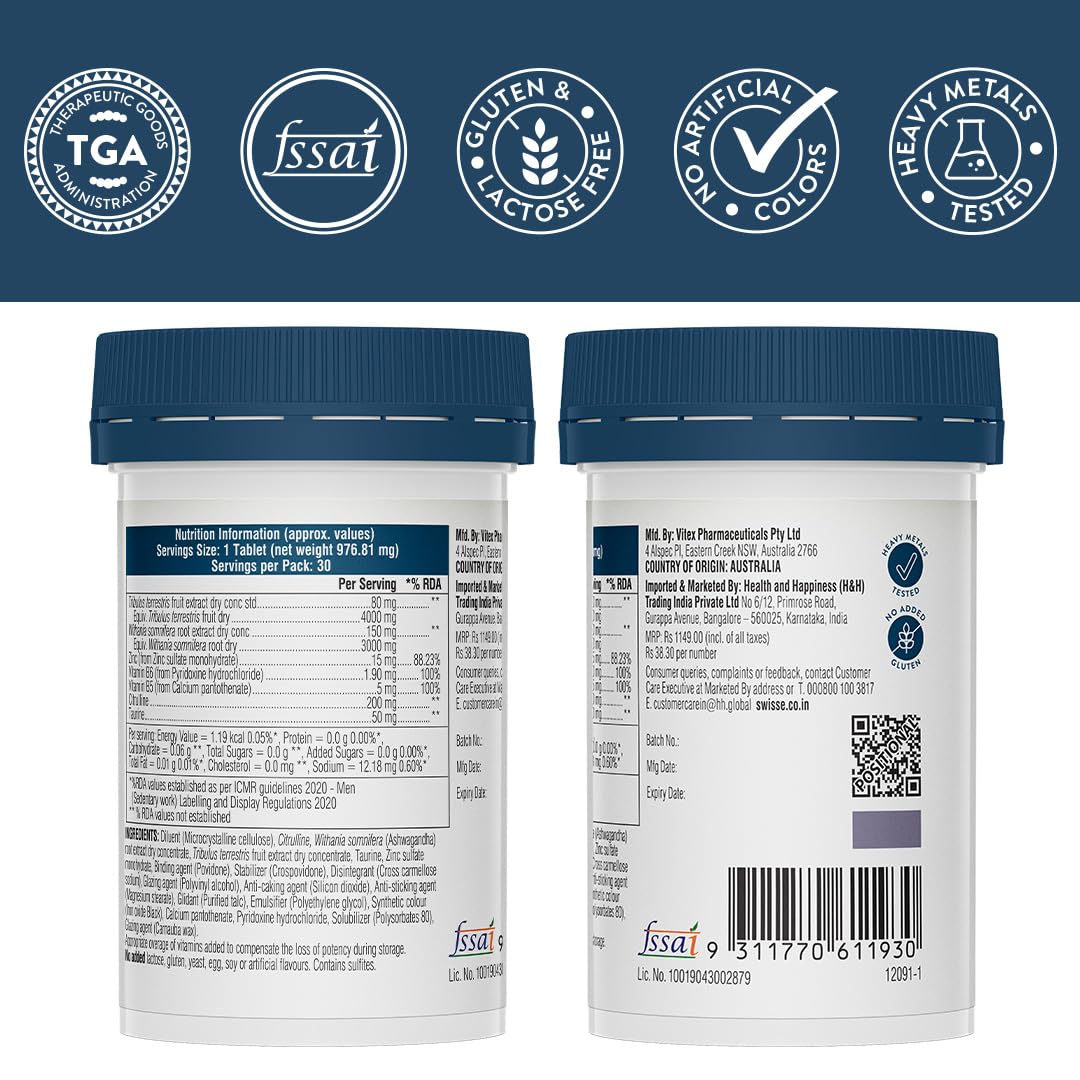 Swisse Ultiboost Men’s Endurance Boost – Stamina Tablets