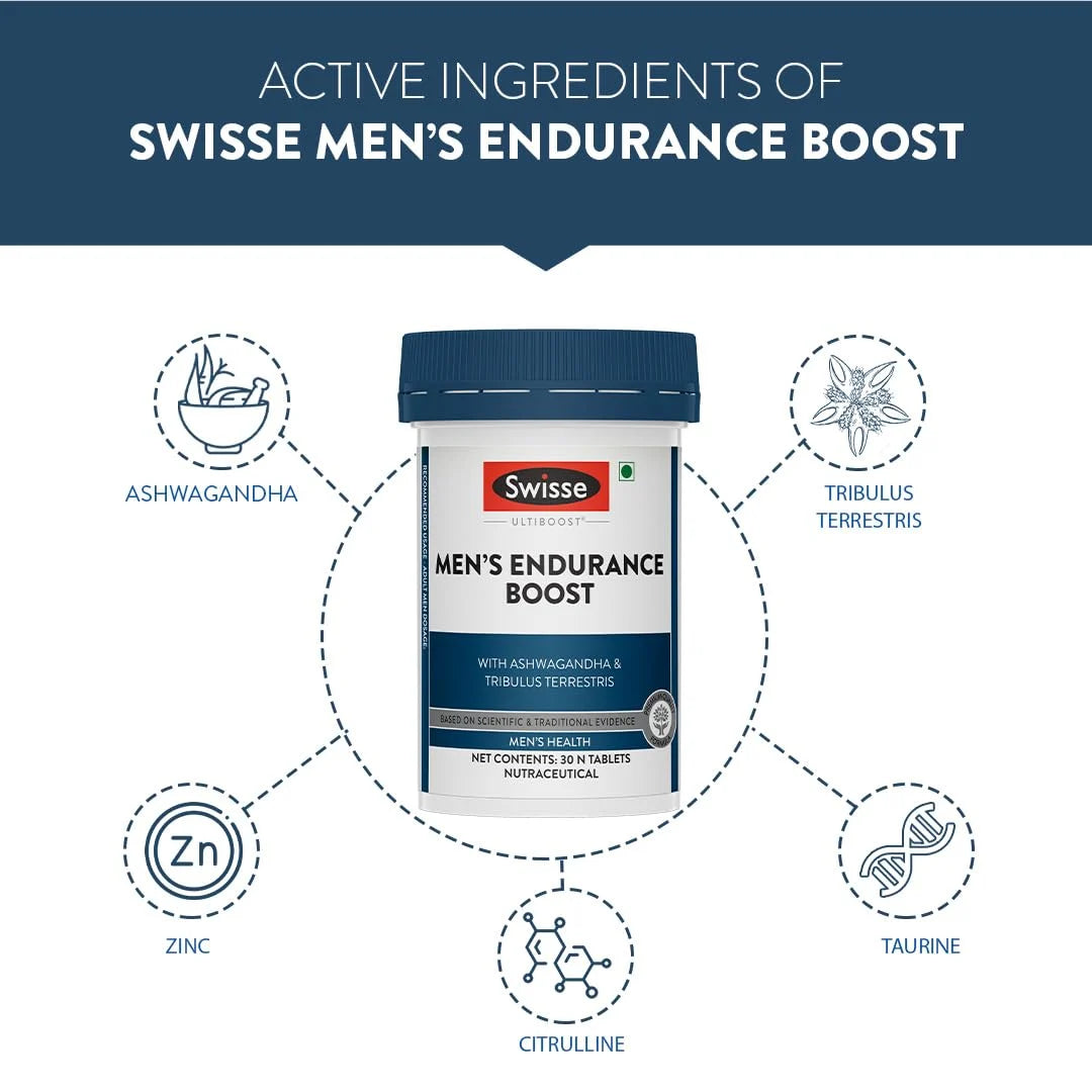 Swisse Ultiboost Men’s Endurance Boost – Stamina Tablets