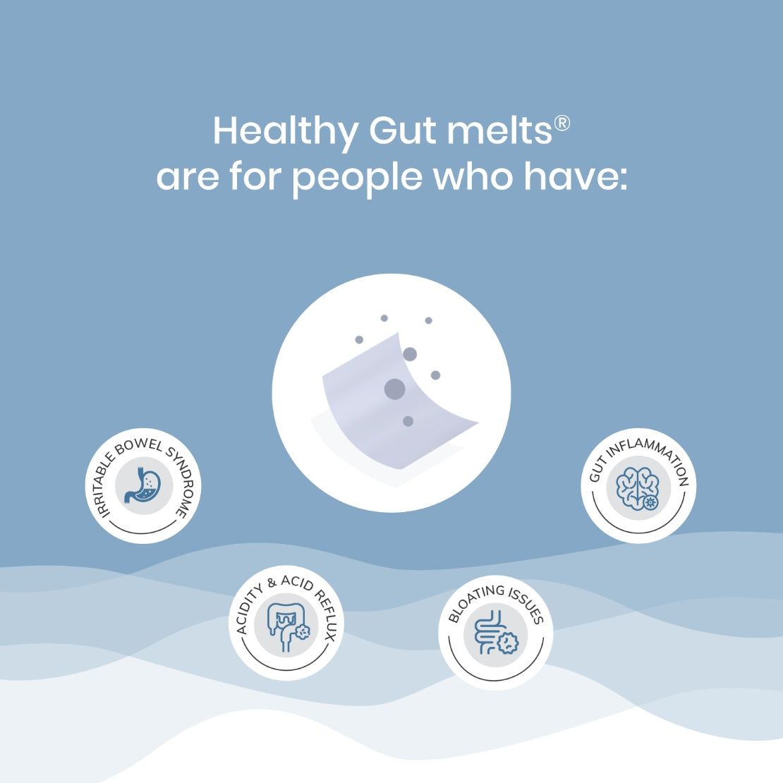Wellbeing Melts Healthy Gut | Probiotics, Enzymes & ACV