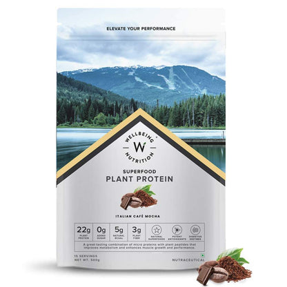 Wellbeing Vegan Plant Protein | 22g Pure Organic Protein