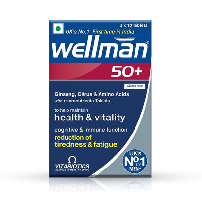 Wellman 50+ Multivitamin | Men’s Health 50+ Support