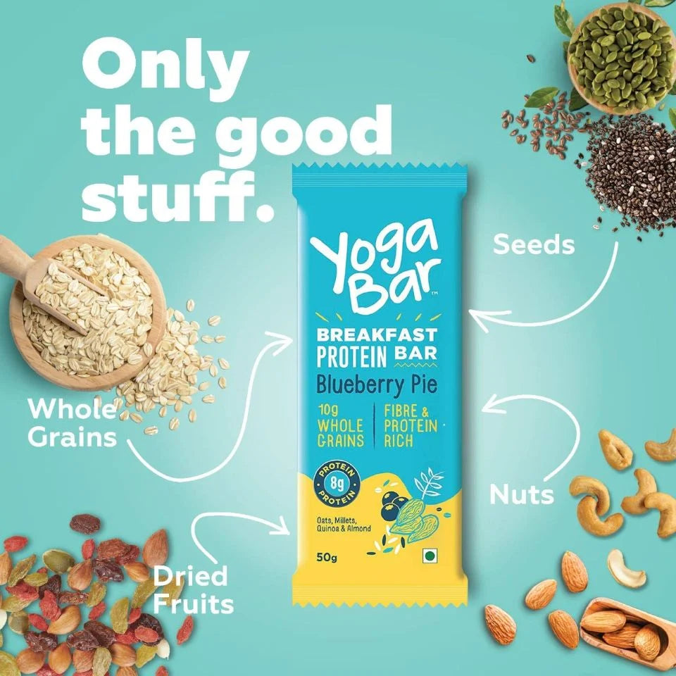YogaBar Breakfast Protein Bars | Nutritious & On-the-Go