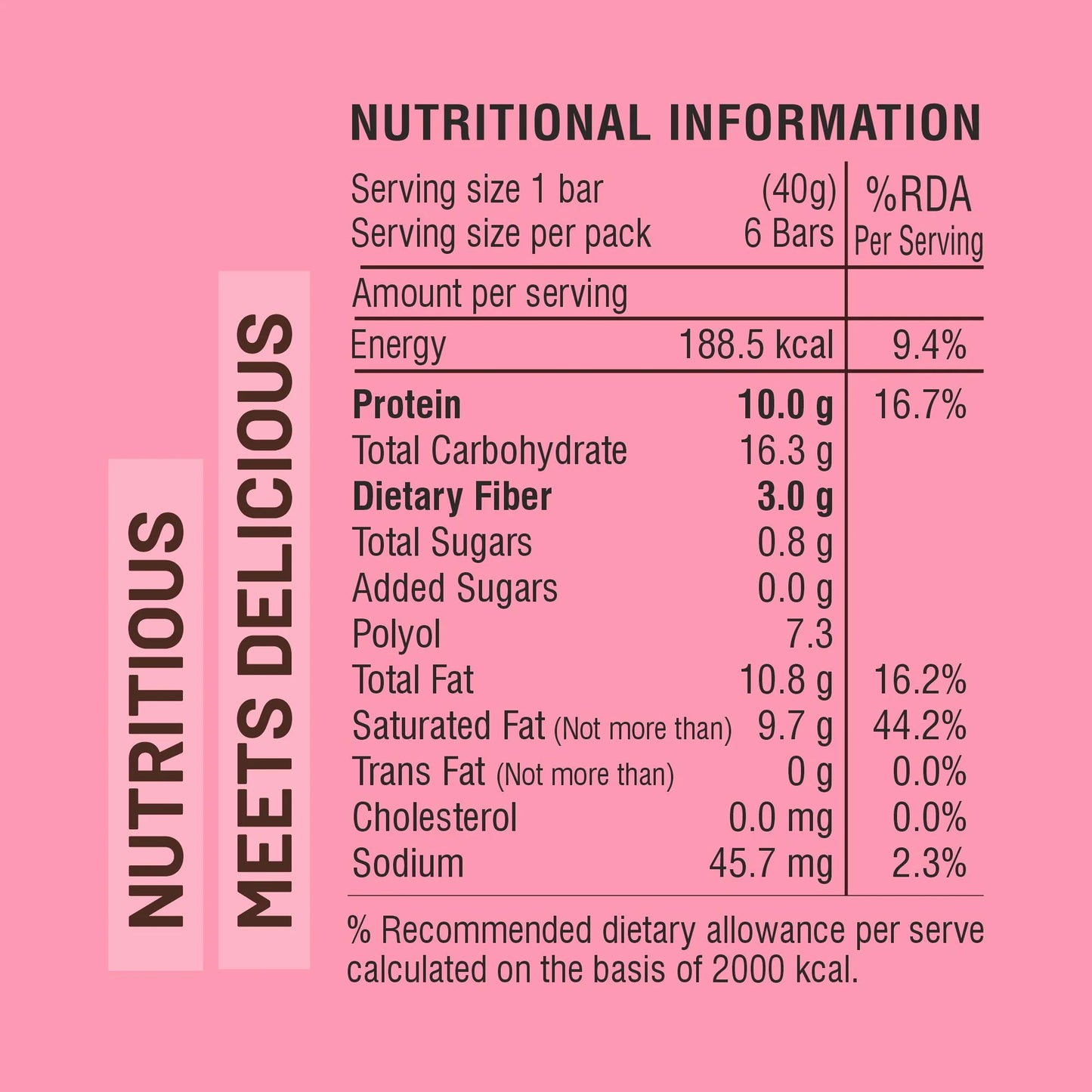 RiteBite Millet Wafer Protein Bar - Strawberry Truffle