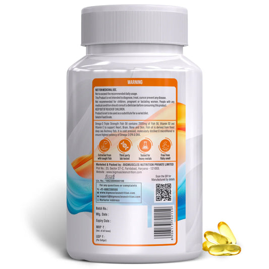 Bigmuscles Omega 3 Fish Oil