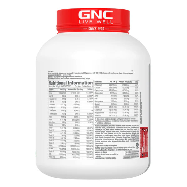 GNC Bulking Combo