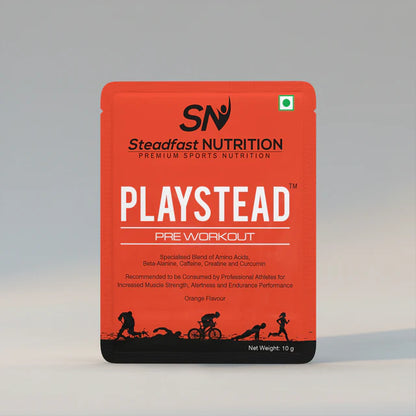 steadfast nutrition PlayStead | Pre Workout Drink with 8 Amino Acids and Creatine Monohydrate