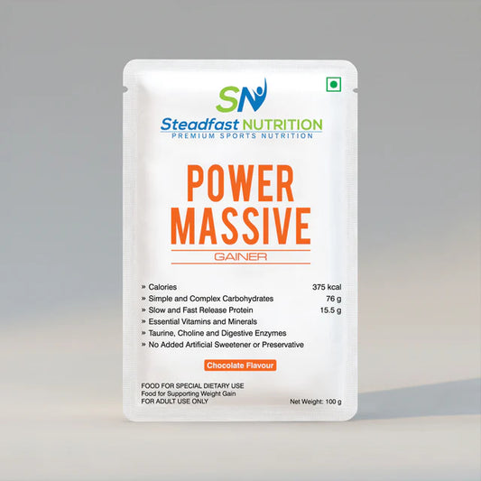steadfast nutrition Mass Gainer and Weight Gainer | 30 Servings (3kg) | Chocolate Flavour