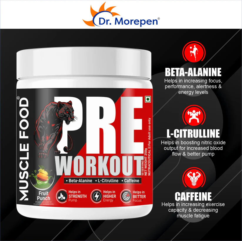 Dr. Morepen Muscle Food Pre-Workout