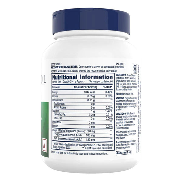 GNC Salmon Oil 1000mg