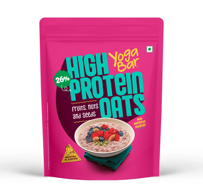 YogaBar 26g High Protein Oats Fruit & Nut