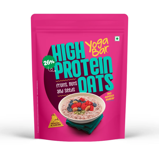 YogaBar 26g High Protein Oats Fruit & Nut