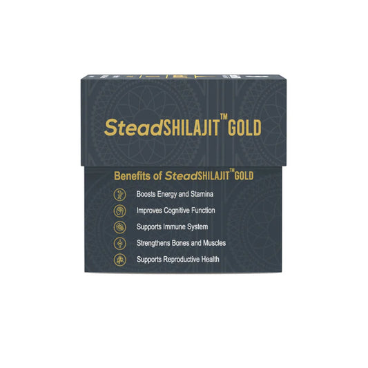 steadfast nutrition SteadShilajit Gold, Shilajit Gold 20g for Strength, Stamina and Power