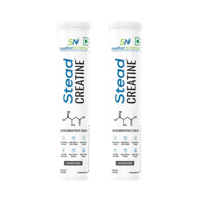 steadfast nutrition SteadCreatine | Creatine Monohydrate 1500 mg Effervescent Tablet