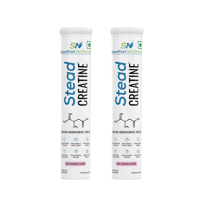 steadfast nutrition SteadCreatine | Creatine Monohydrate 1500 mg Effervescent Tablet
