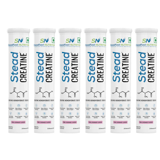 steadfast nutrition SteadCreatine | Creatine Monohydrate 1500 mg Effervescent Tablet