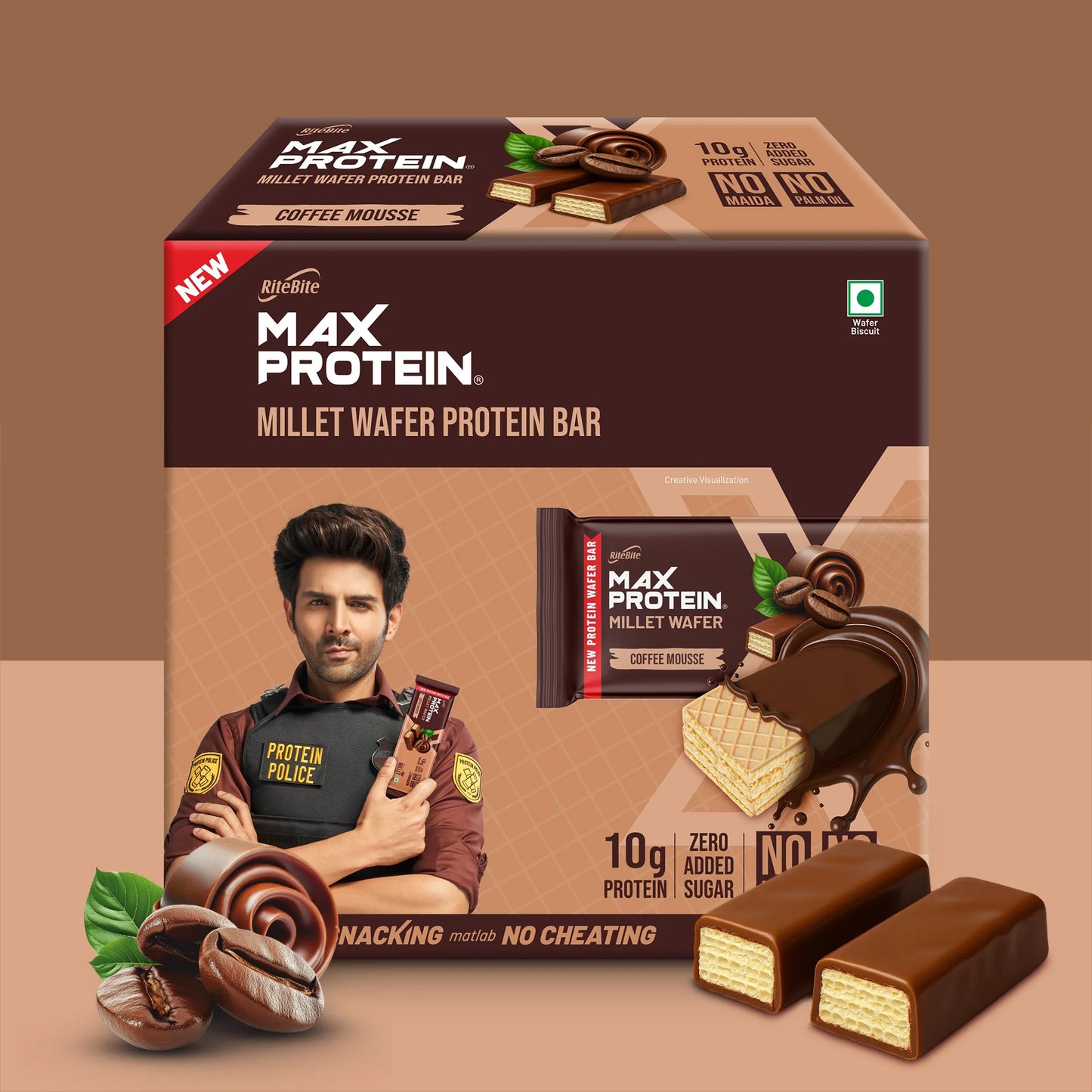 Millet Wafer Protein Bar - Coffee Mousse