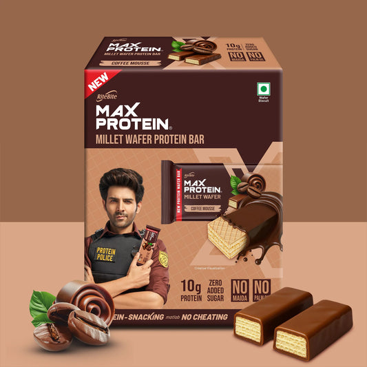 Millet Wafer Protein Bar - Coffee Mousse