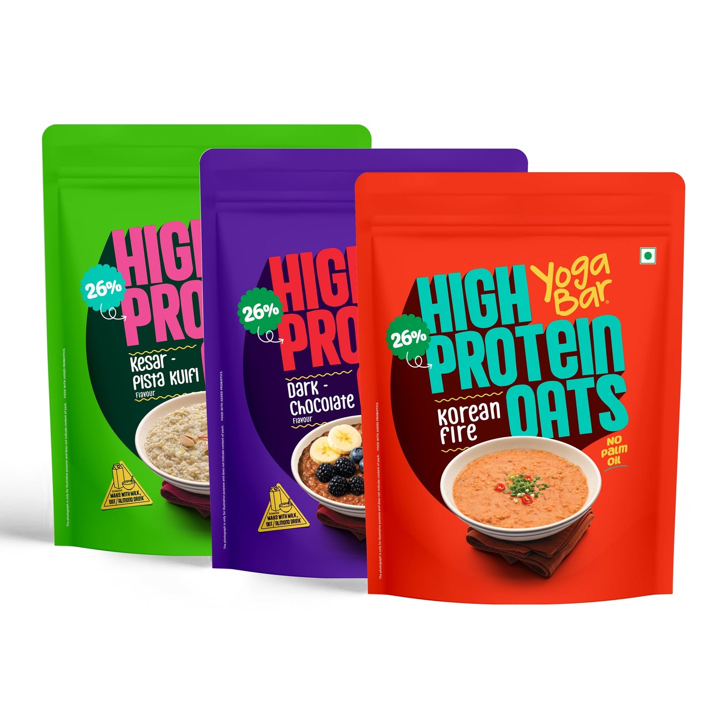 YogaBar 26g High Protein Oats Bestseller Combo 3kg