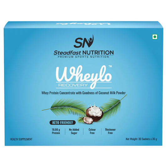steadfast nutrition Whey Protein Concentrate with Coconut Milk Powder