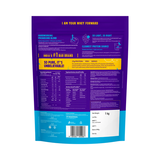 YogaBar ProClean Whey Protein Concentrate 1kg