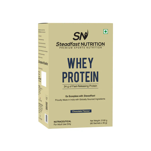 steadfast nutrition Whey Protein Concentrate 80% with 24g Protein